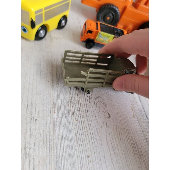 School bus tractor farm vehicles toy accessory set work diego - Picture 4 of 9